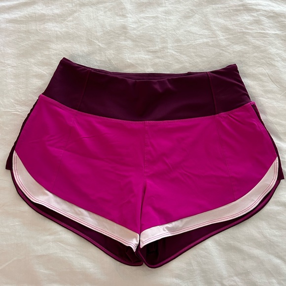 Athleta Running Free Colorblock Shorts XS - Picture 1 of 5